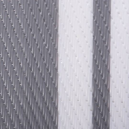 DII® Gray Multi Stripe Outdoor Rug, 4ft x 6ft.